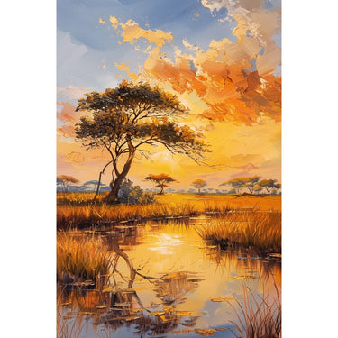 African Savanna canvas